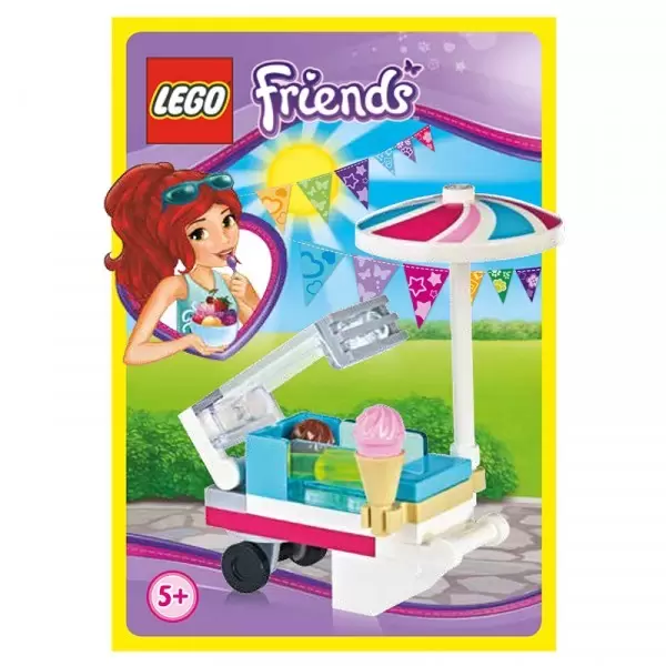 LEGO Friends Magazine - Le chariot du marchand de glaces