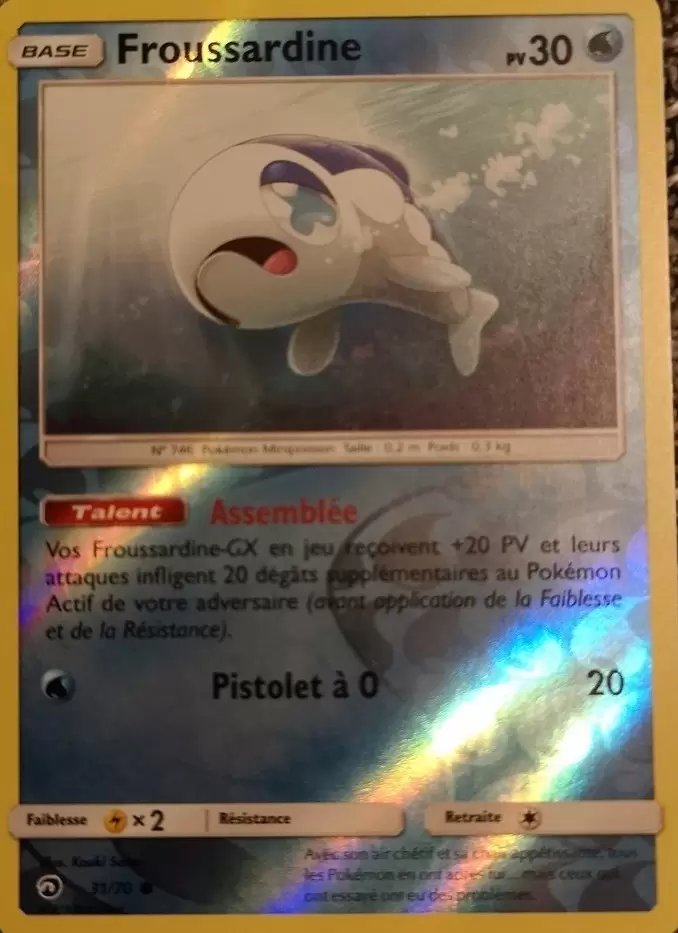 Majesté des Dragons - Froussardine Reverse