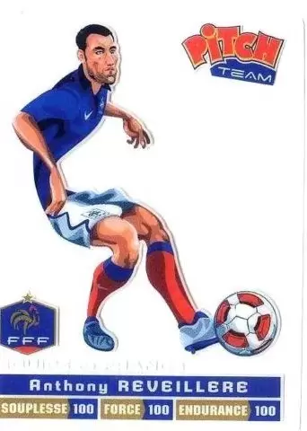 Pitch Team ! - Equipe de France - Cartes Pasquier - France - Reveillere Anthony