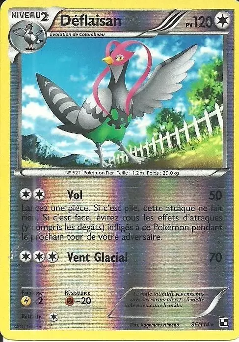 Pokémon Série Noir et Blanc - Déflaisan Reverse