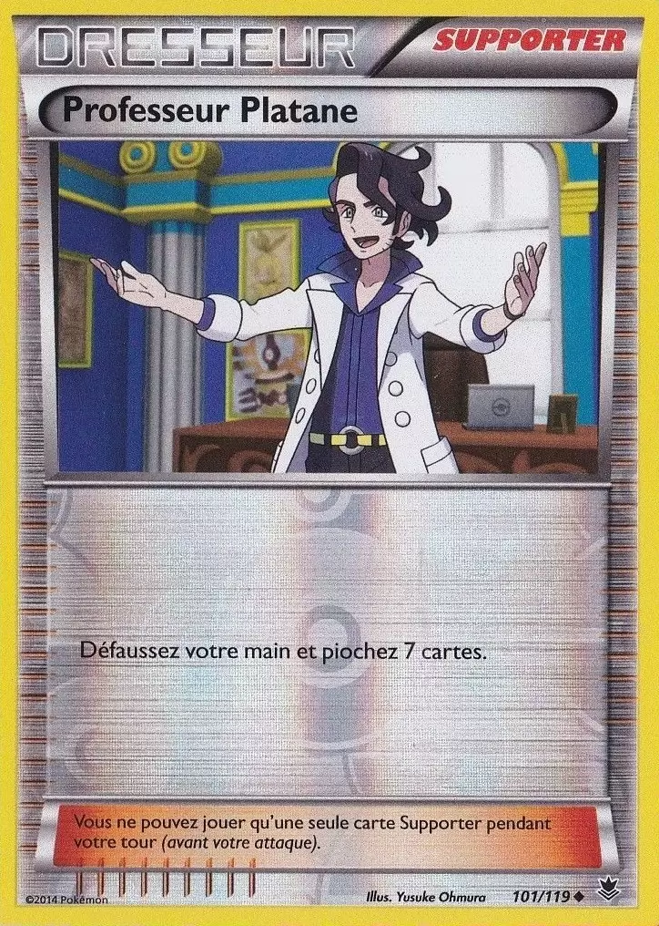 Pokémon XY Vigueur Spectrale - Professeur Platane Reverse