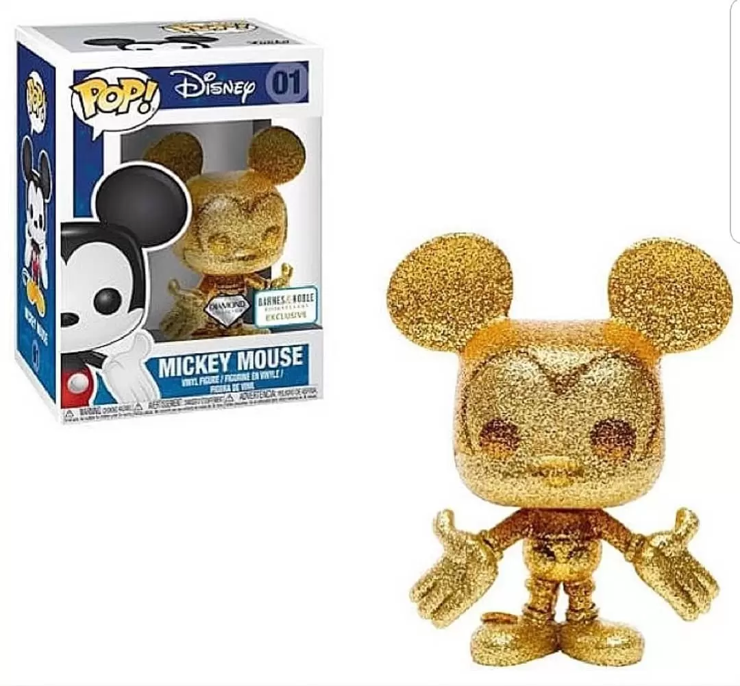 POP! Disney - Disney - Mickey Mouse Gold Diamond Collection