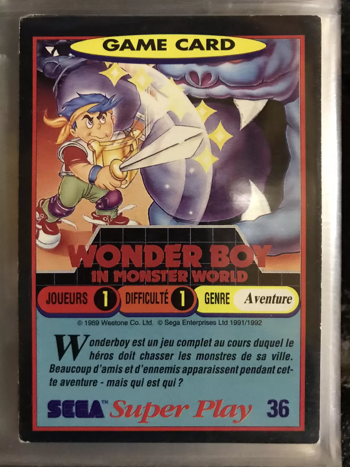 Sega Super Play - Wonderboy In Monster Land