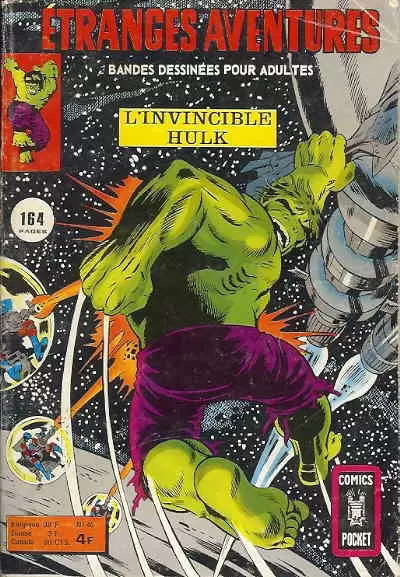 Étranges Aventures - L\'invincible Hulk