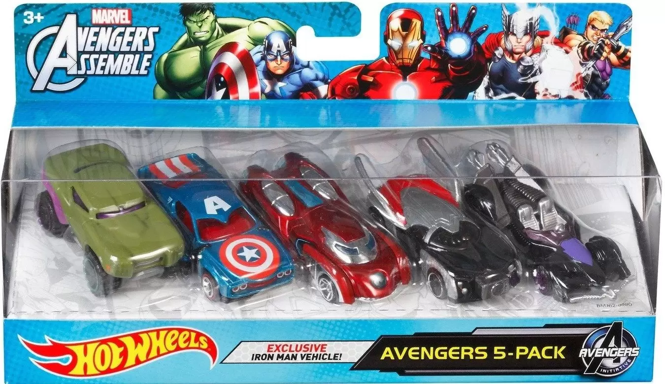 Marvel Character Cars - Avengers Assemble Avengers 5-Pack