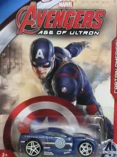 Hot Wheels -  Marvel - Avengers Age of Ultron - Captain America Power Rage
