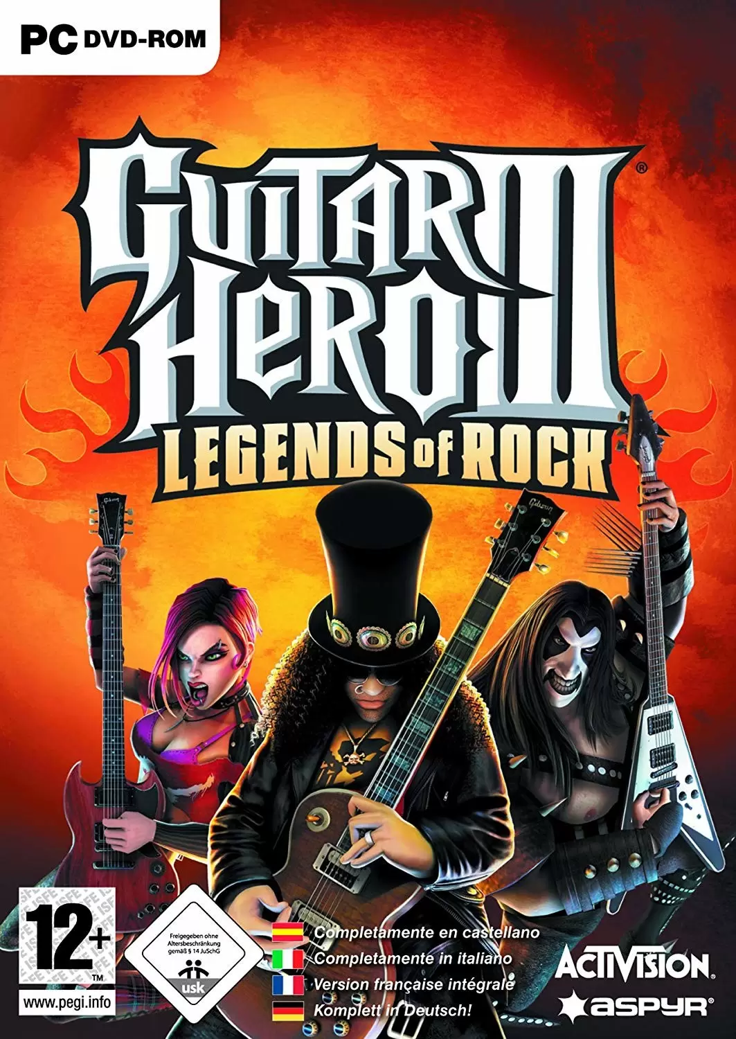 Guitar Hero 3 with Guitar PC Game 