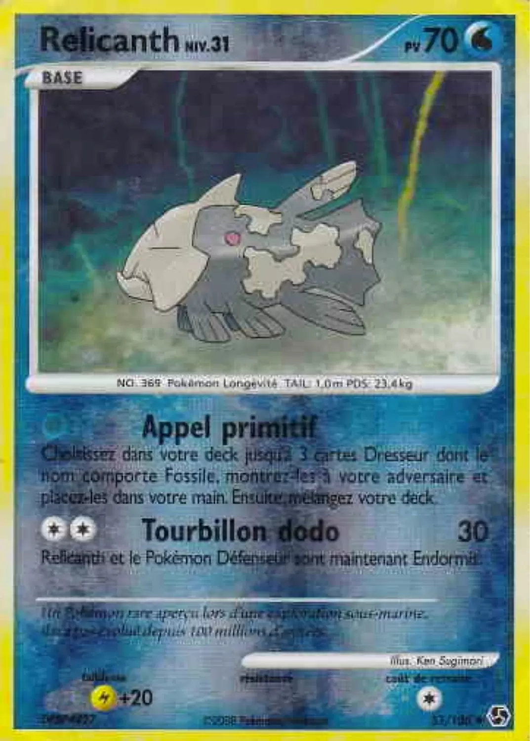 Duels au sommet - Relicanth Reverse