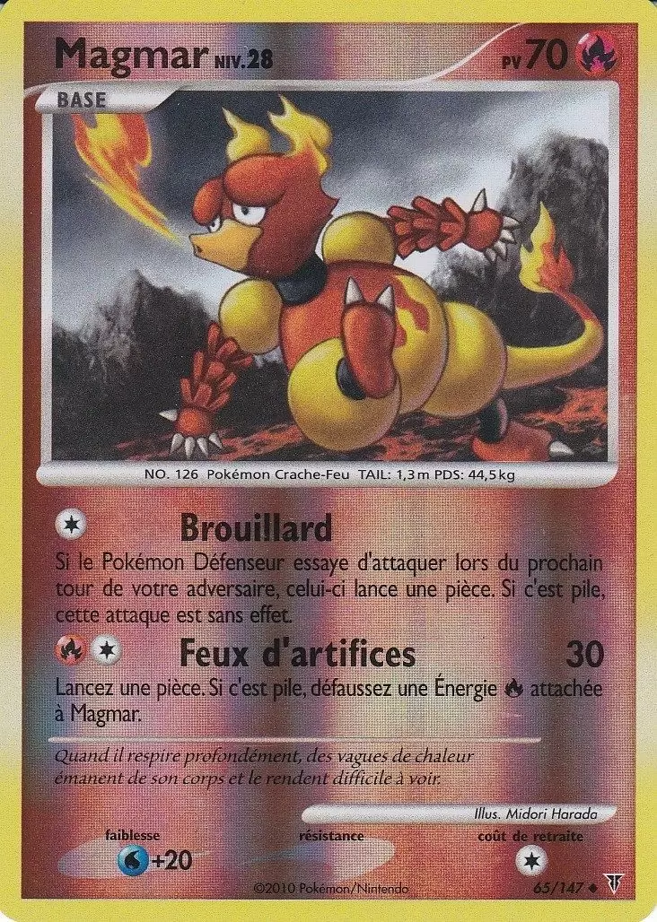 Platine Vainqueurs Suprêmes - Magmar Reverse