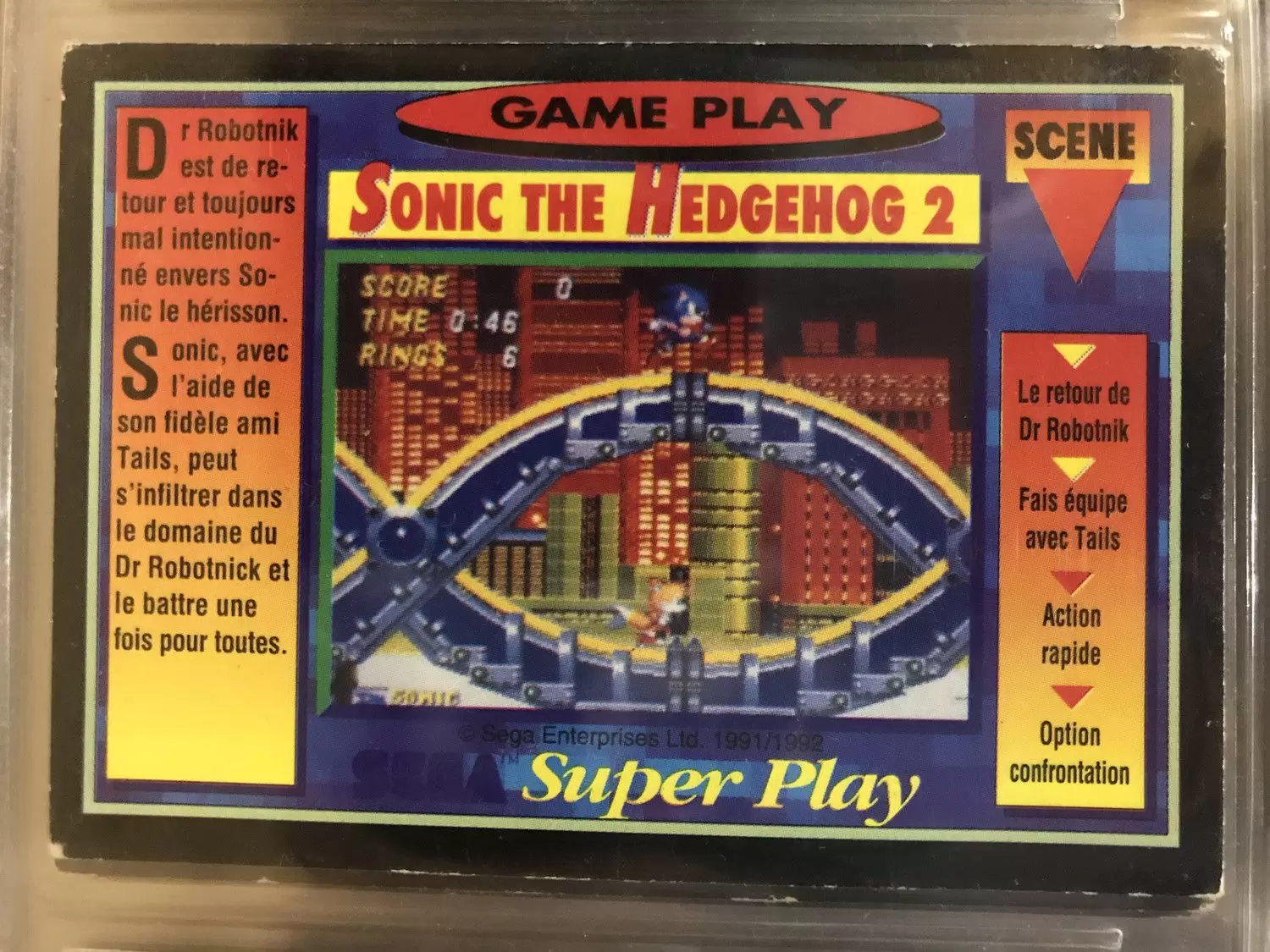 Sega Super Play - Sonic The Hedgehog 2