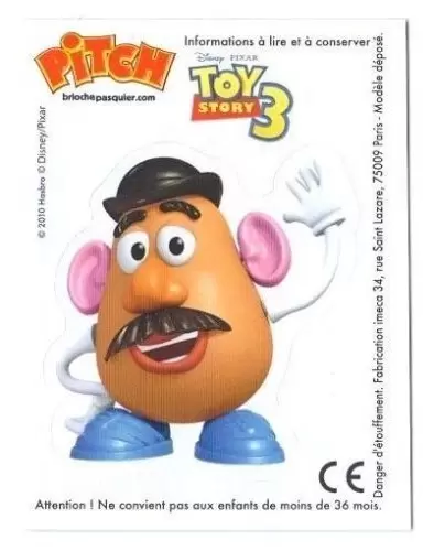 Carte pitch toy story 3 - Monsieur Patate