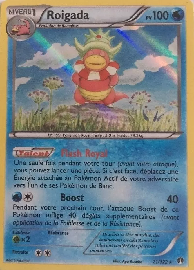 Pokémon XY Rupture Turbo - Roigada holographique