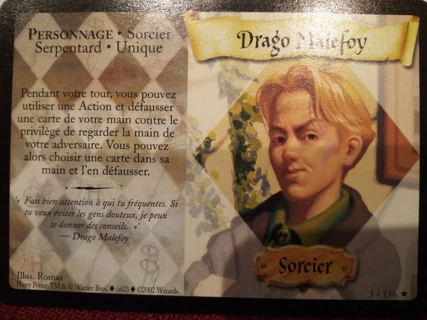 Harry Potter Trading Card Game Base Set - Drago Malefoy