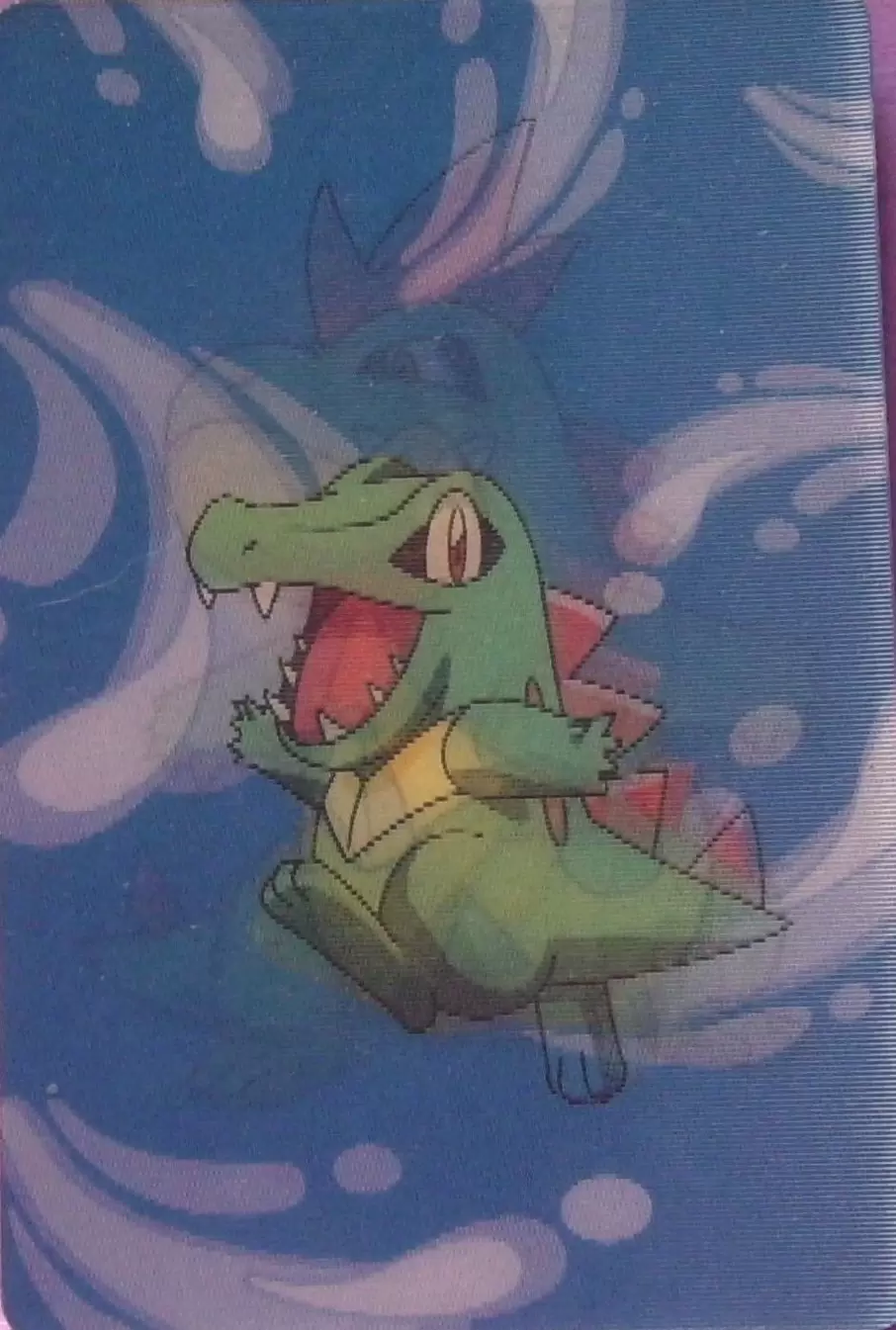 Carte Pokémon Kellogg\'s Johto - Kaiminus et Crocodil
