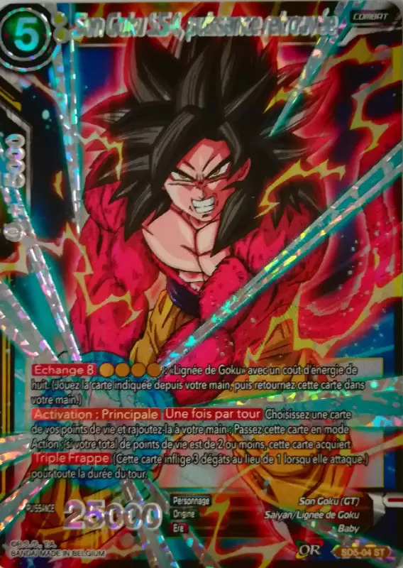 The Crimson Saiyan [SD5] - Son Goku SS4, puissance retrouvée (Foil)