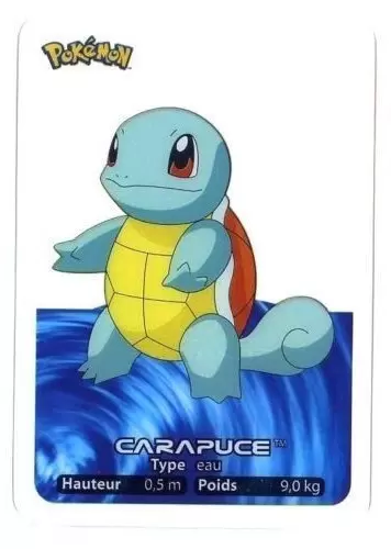 Lamincards Pokémon 2005 - Carapuce