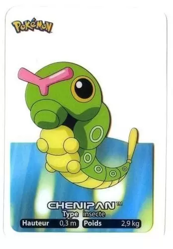 Lamincards Pokémon 2005 - Chenipan