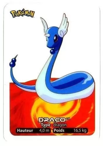 Lamincards Pokémon 2005 - Draco