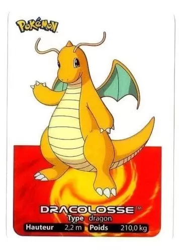 Lamincards Pokémon 2005 - Dracolosse