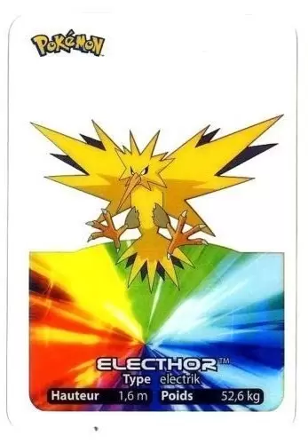 Lamincards Pokémon 2005 - Electhor