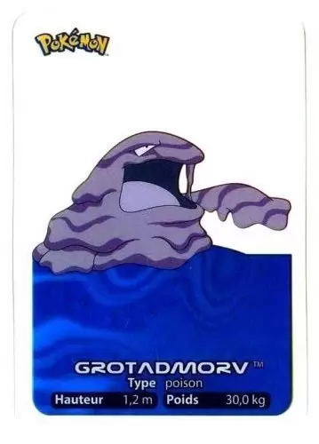 Lamincards Pokémon 2005 - Grotadmorv