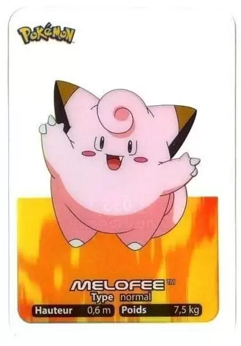 Lamincards Pokémon 2005 - Melofee