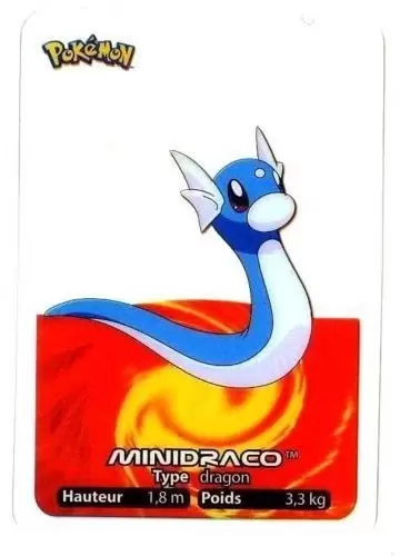 Lamincards Pokémon 2005 - Minidraco