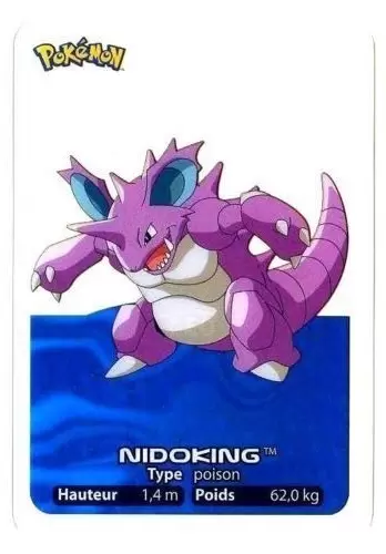 Lamincards Pokémon 2005 - Nidoking