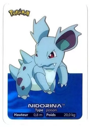 Lamincards Pokémon 2005 - Nidorina