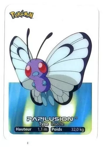 Lamincards Pokémon 2005 - Papilusion
