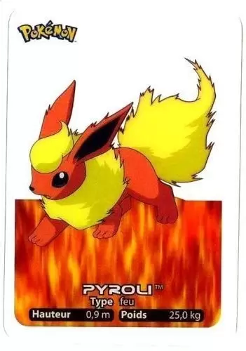 Lamincards Pokémon 2005 - Pyroli