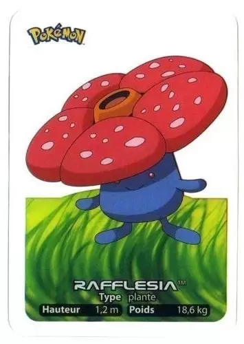 Lamincards Pokémon 2005 - Rafflesia