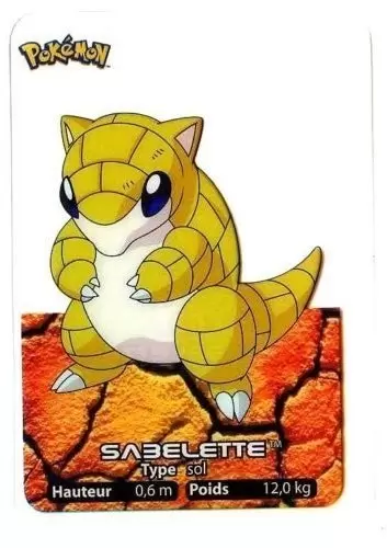 Lamincards Pokémon 2005 - Sabelette