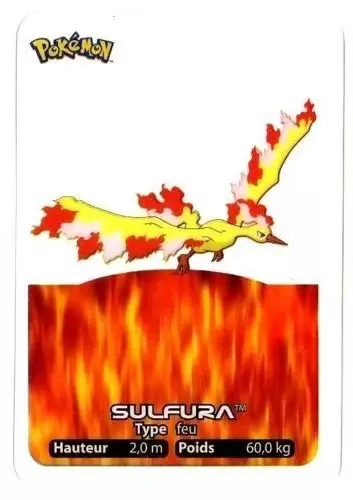 Lamincards Pokémon 2005 - Sulfura