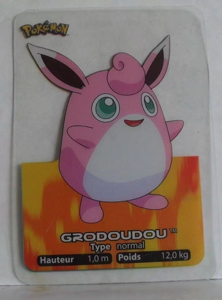 Lamincards Pokémon 2005 - Grodoudou