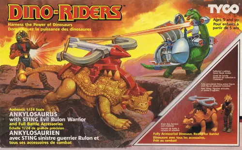 Dino Riders - Ankylosaurus with Sting