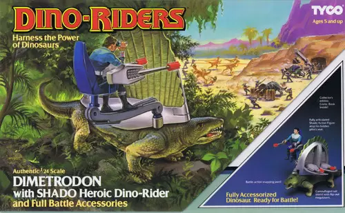 Dino Riders - Dimetrodon with Shado
