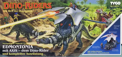 Dino Riders - Edmontonia with Axis