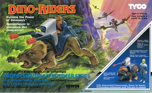 Dino Riders - Protocéraptos with Kanon