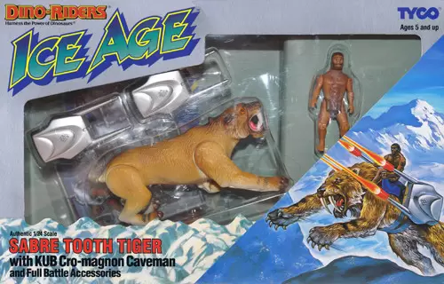 Dino Riders - Sabre Tooth Tiger with Kub