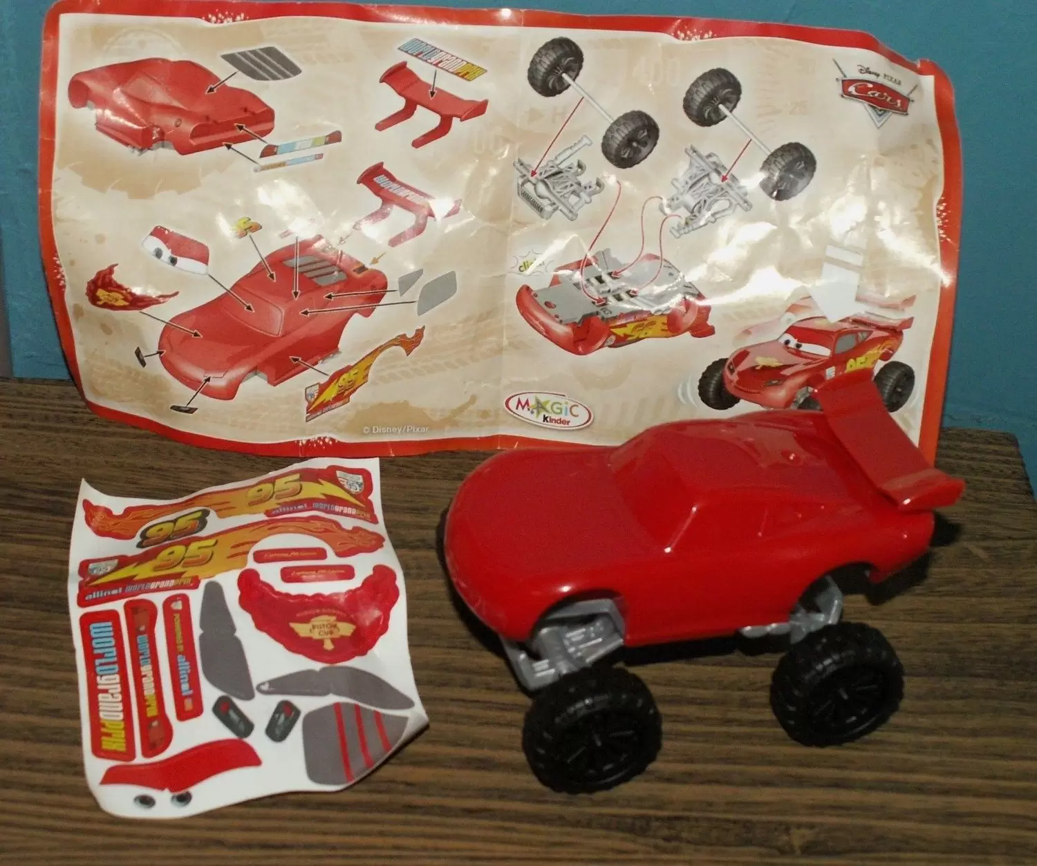 Flash McQueen - Maxi Kinder - Cars FF-3-6