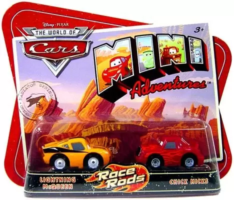Mini Adventure cars - Race Rods - Lightning McQueen & Chick Hicks