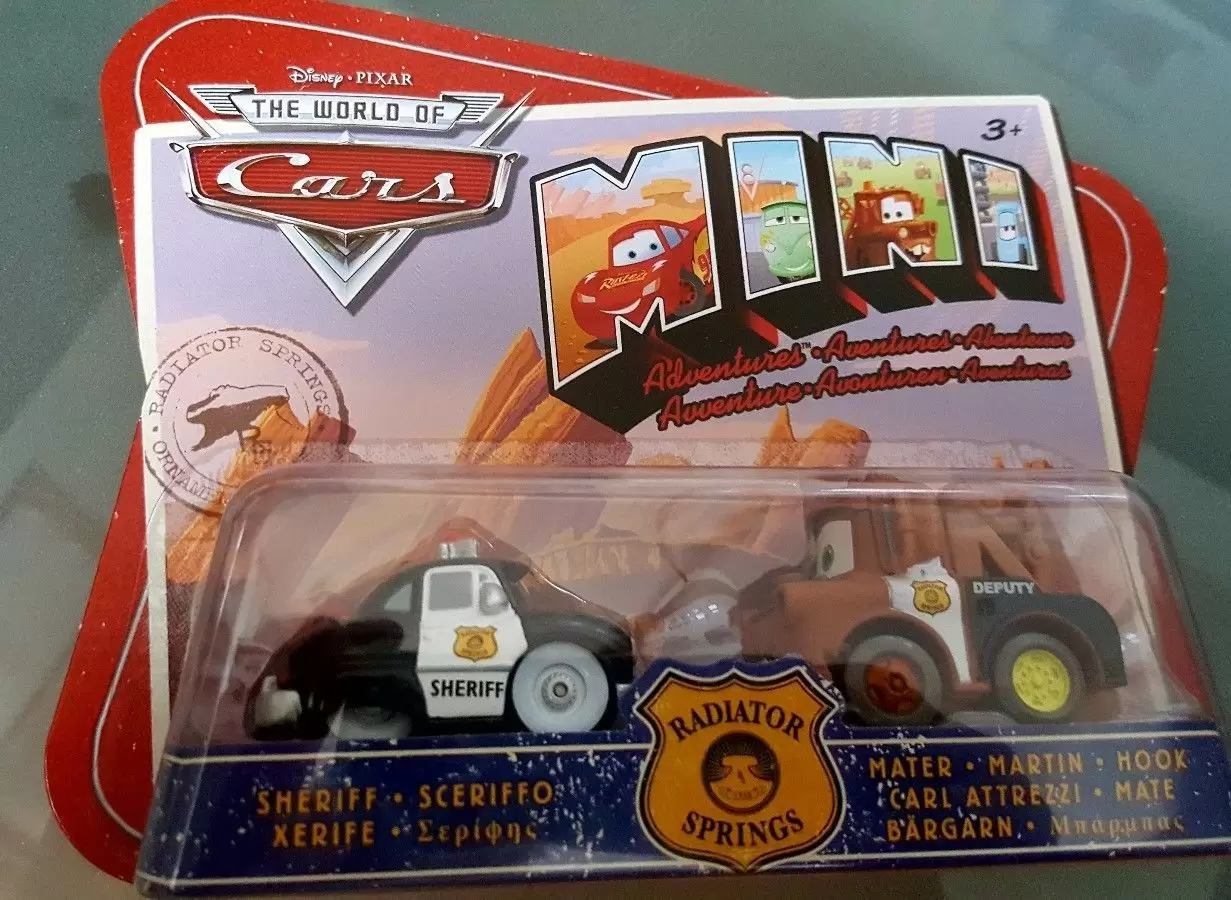 Red Radiator Springs Fire Department - Mini Adventure cars model