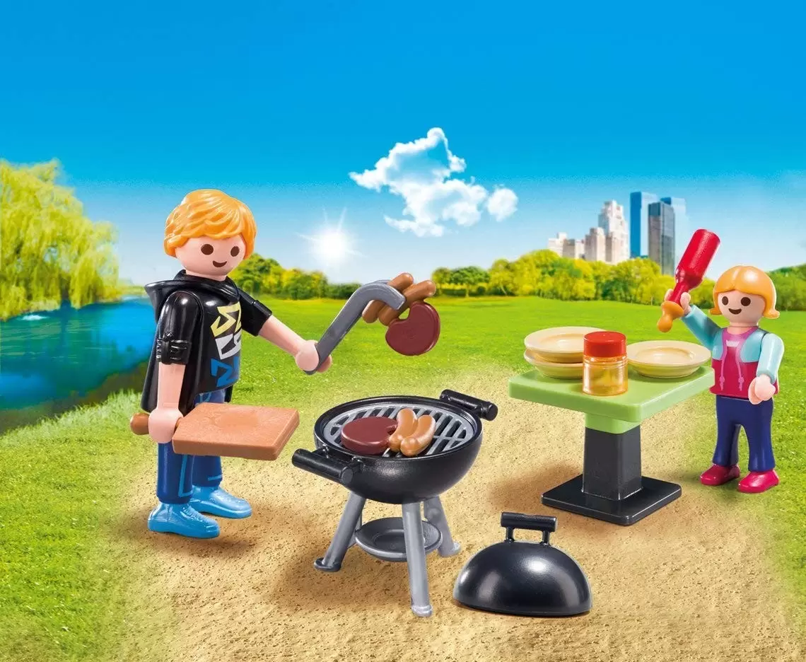 Playmobil Maisons et Intérieurs - Valisette barbecue