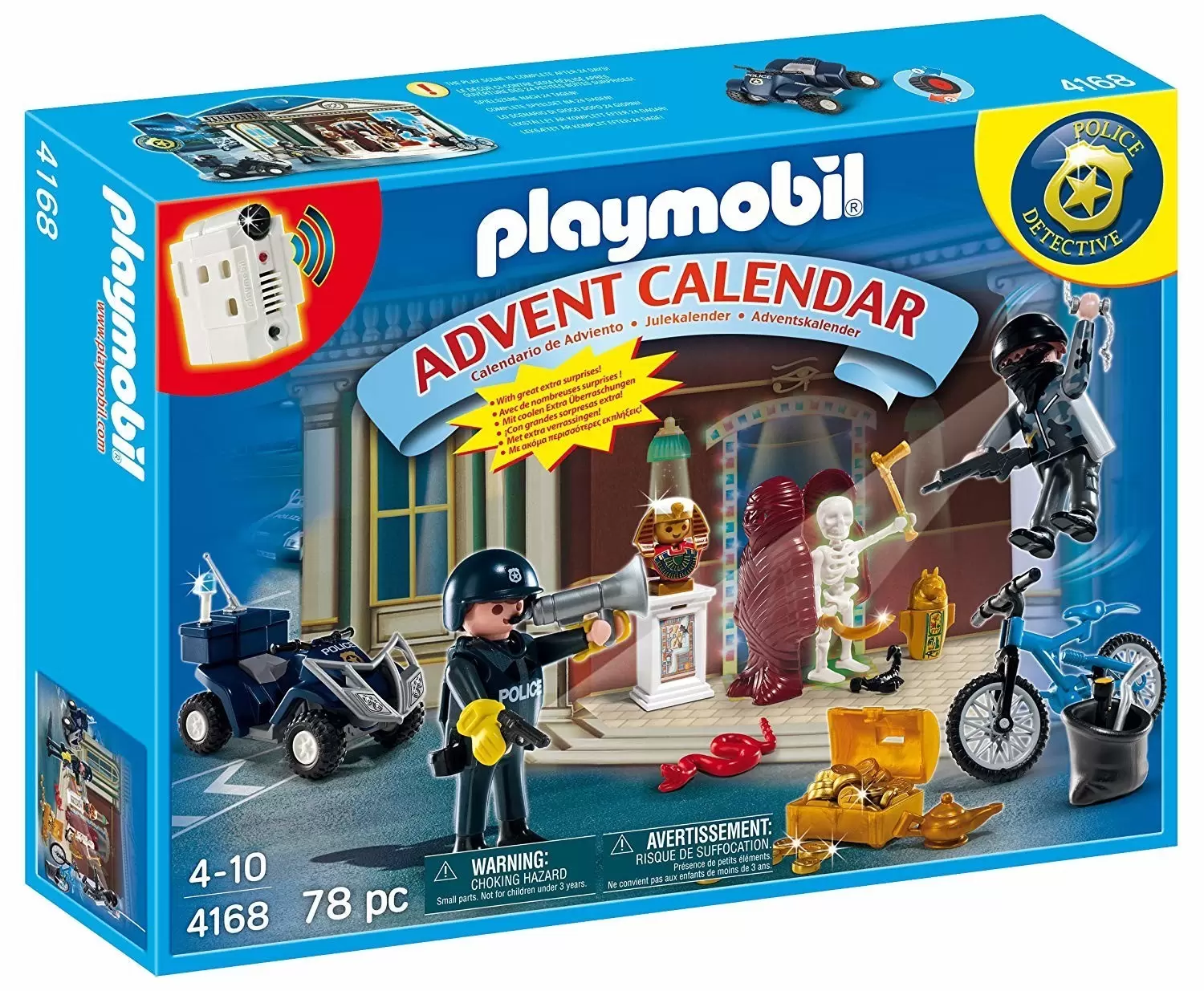 Calendrier de l\'Avent Playmobil - Calendrier de l\'avent Policier et voleur d\'antiquités