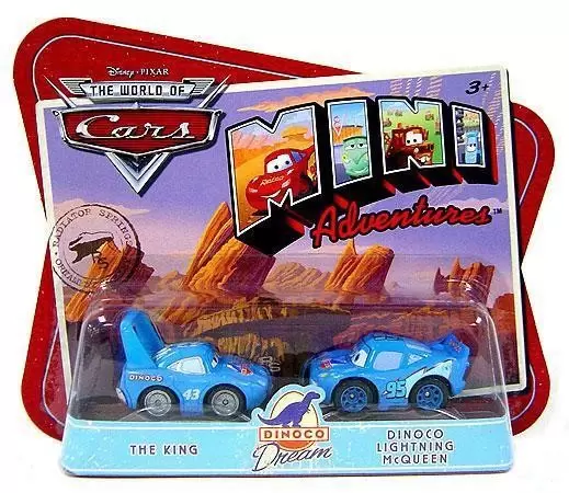 Mini Adventure cars - Dinoco Dream - The King & Dinoco Lightning McQueen