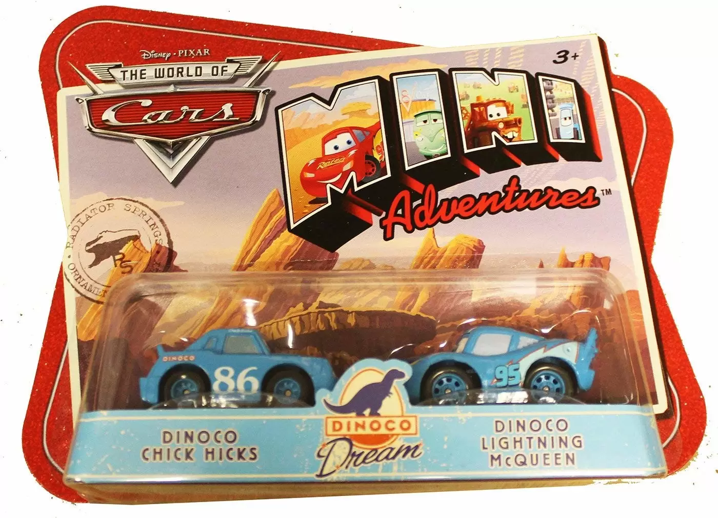 Mini Adventure cars - Dinoco Dream - Dinoco Chick Hicks & Dinoco Lighting McQueen