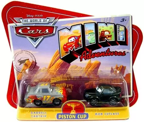 Mini Adventure cars - Piston Cup - Darrell Cartrip & Bob Cutlass