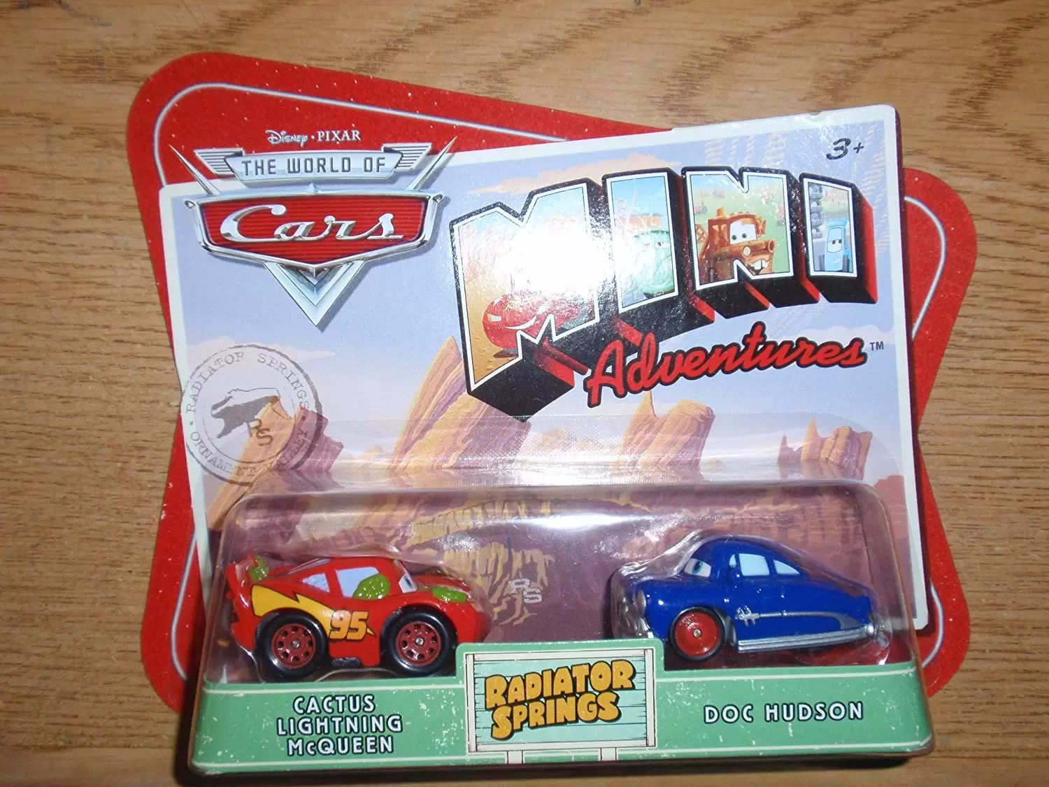 Mini Adventure cars - Radiator Springs - Cactus Lightning McQueen & Doc Hudson