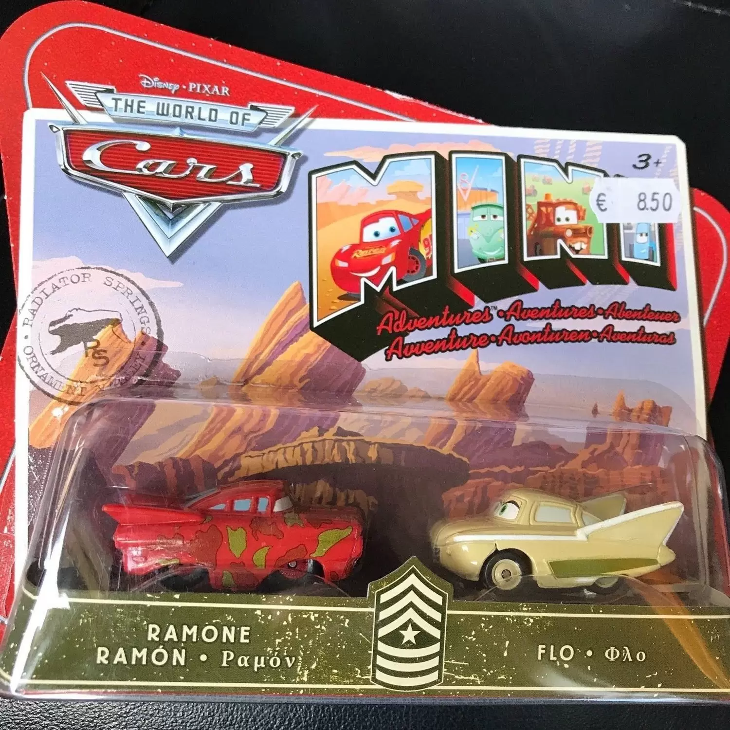 Mini Adventure cars - Sarge’s Boot Camp - Ramone & Flo